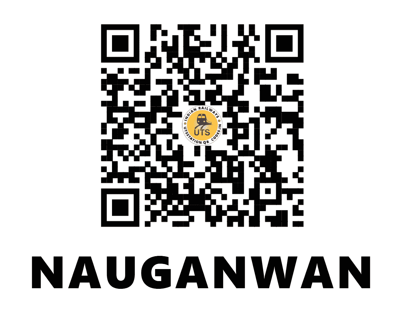 UTS QR Code for NAUGANWAN - NGW - WR (MADHYA PRADESH)